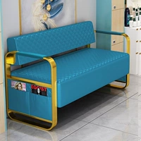 Голубая из нержавеющей стали золото.