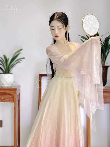 Классический костюм, спортивная одежда, ханьфу, комплект, юбка