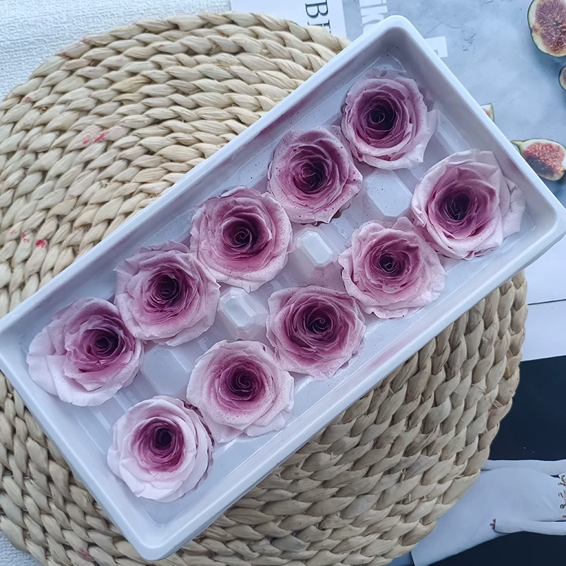 Иммортальная/бессмертная цветочная Diy материал роза B-уровня real flower засушенные цветы высококлассный ручной букет капучино набор целая коробка