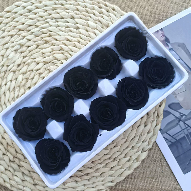 Иммортальная/бессмертная цветочная Diy материал роза B-уровня real flower засушенные цветы высококлассный ручной букет капучино набор целая коробка