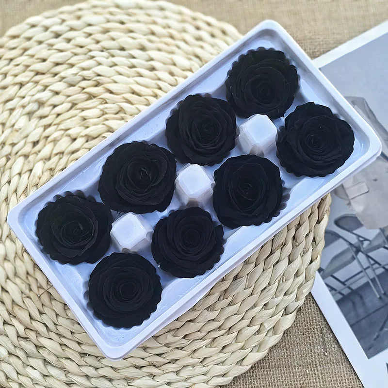 Иммортальная/бессмертная цветочная Diy материал роза B-уровня real flower засушенные цветы высококлассный ручной букет капучино набор целая коробка