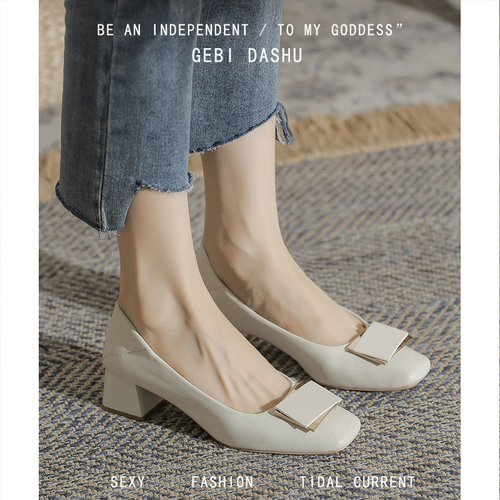 Обувь, универсальные туфли для матери на высоком каблуке, французский стиль