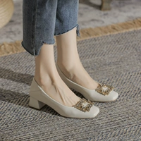 Бежевая пряжка