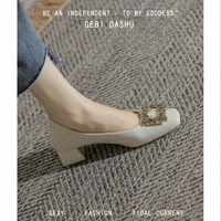 Рисовая белая бриллиантовая пряжка