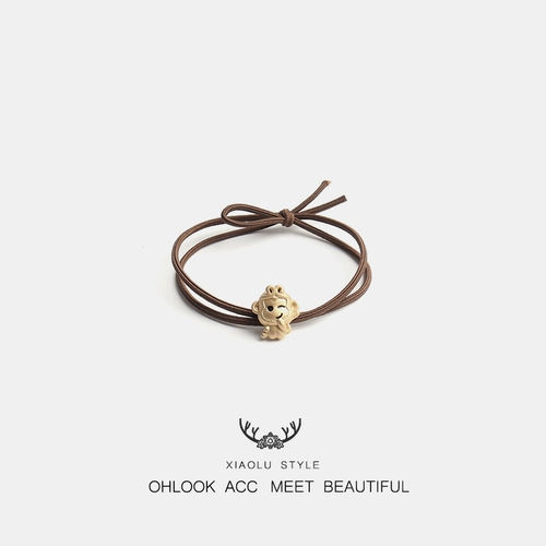 Металлический чехол, универсальная резинка, эластичный аксессуар для волос, в корейском стиле