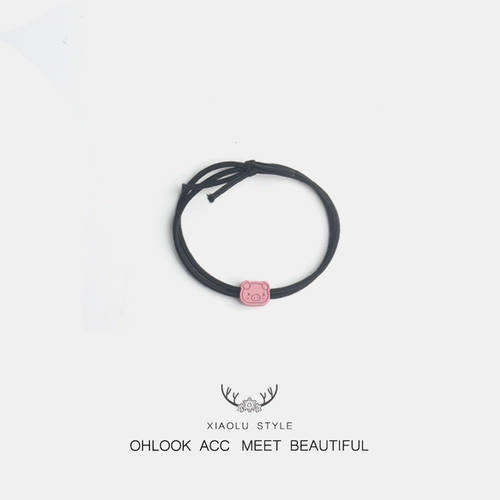 Мультяшная милая резинка для волос с животными, универсальный аксессуар для волос, ластик, японские и корейские