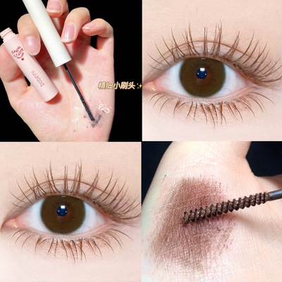 taobao agent Specialty mascara waterproof is not easy to smudge, clear brush heads, natural slimmer, long brown thick and dense bottoming setting