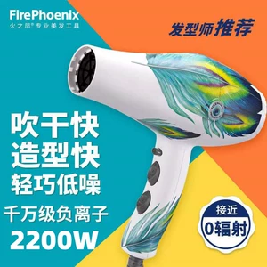 Fire Phoenix 8960 Фен Парикмахерская Специальная Парикмахерская Парикмахерская Парикмахерская Натуральные Отрицательные Ионы 2200 Вт