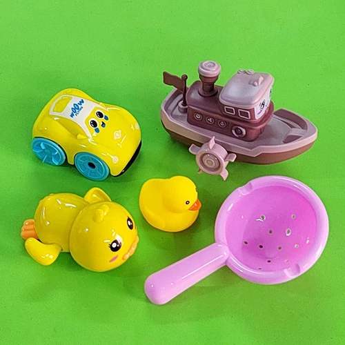 B.Duck, батарея, транспорт для плавания, заводная игрушка, лягушка