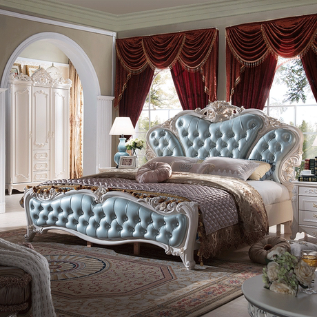 【法式床】_实木婚床图片_式大床价格_搭配分享 - 爱逛街