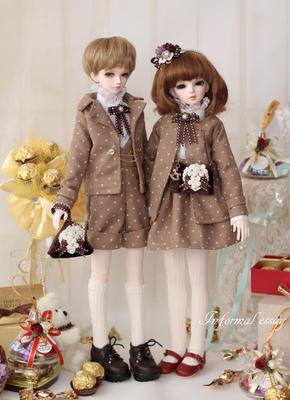 taobao agent IE Family [Valentine's Day Chocolate] BJD4 3 -point Giant Baby Couple Set Limited Decele