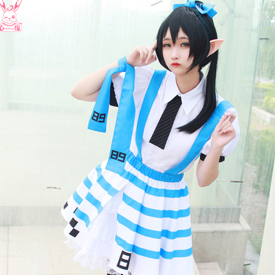 taobao agent Hearts have authorized bumps to bump together cosplay Emi World Turn Loli COS clothing fake discovery