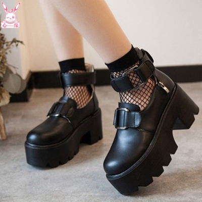 taobao agent Retro footwear, Japanese doll head for princess, Lolita style, cosplay