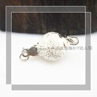 Платиновый аксессуар, матовое ожерелье, браслет, серебро 925 пробы