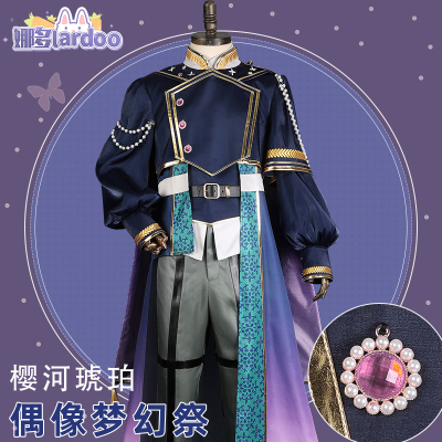 taobao agent Nado ES idol Fantasy Festival cos clothing COS clothes quiet black snow cherry blossoms amber COSPLAY full set of uniforms