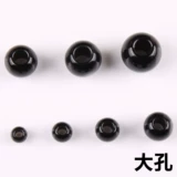 Черные бусины, аксессуары, плетеный мобильный телефон ручной работы, аксессуар для волос, резинка для волос, связать своими руками