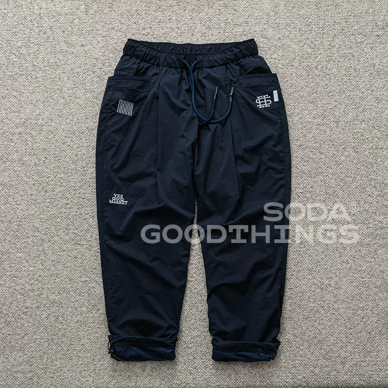 Soda现货SFC WIDE TAPERED EASY PANTS日本制抽绳锥形休闲裤-Taobao