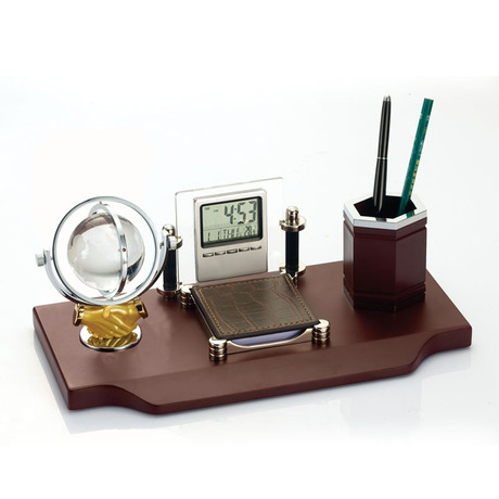 特价书房桌面摆件笔筒台历商务礼品领导办公室招财时尚摆件定制