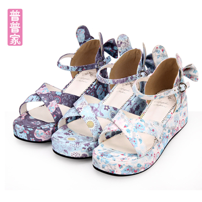taobao agent Sandals, summer universal footwear platform, Lolita style