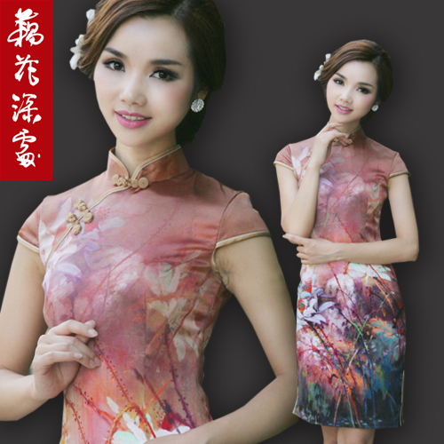 

Платье Ципао Ouhua depths A82 201