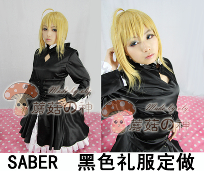 taobao agent Oly-Fate STAY NIGHT Altolia Saber Black Dress COSPLAY clothing custom