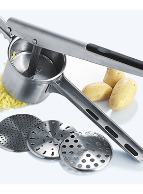 手动榨汁机家用不锈钢婴儿水果榨汁器柠檬原汁机迷你压汁器土豆泥