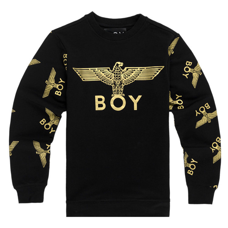 11 美国直购boy london美版17秋冬男女士情侣套头圆领纯棉卫衣