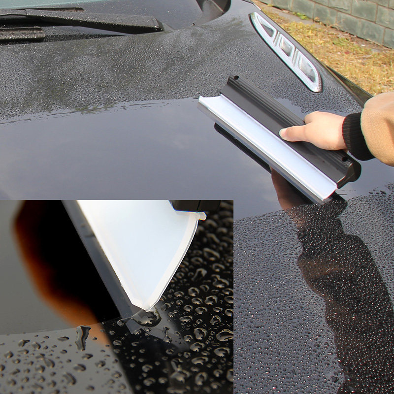蓝帅硅胶刮水板汽车清洁刮水器玻璃刮板车用洗车驱水快速不伤漆面