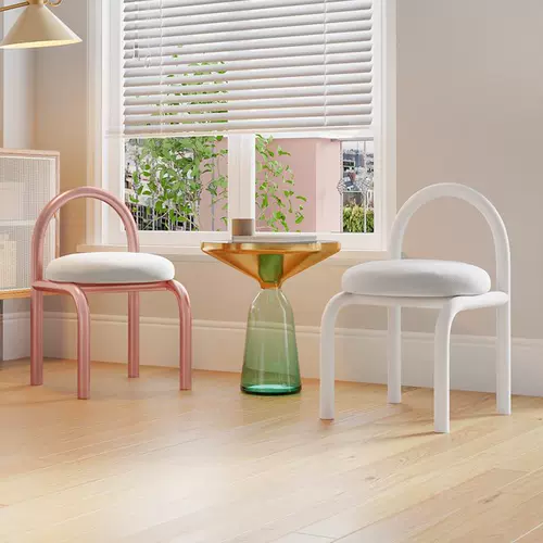 Макияж Стул спальня сеть красная инспирация металлическая дизайнерское кресло кресло повседневное легкое роскошное обеденное кресло Nordic Минималистское тушеное стул