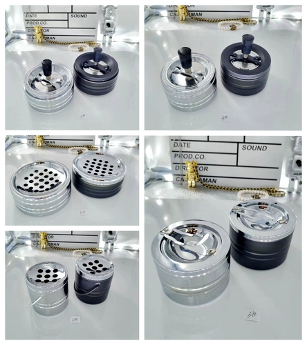 Креативная простая металлическая трендовая пепельница для офиса