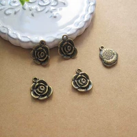 Медный цвет один плоский розовый цветы и один (возьмите 7 отправок 10)