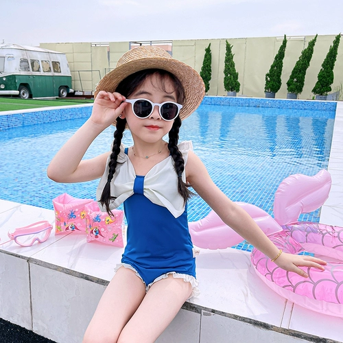 Детский летний купальник для принцессы для плавания, в западном стиле, 2 лет, популярно в интернете