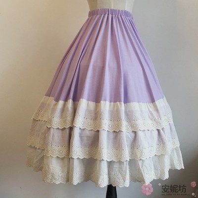 taobao agent Retro lace Japanese pleated skirt, Lolita style, cosplay
