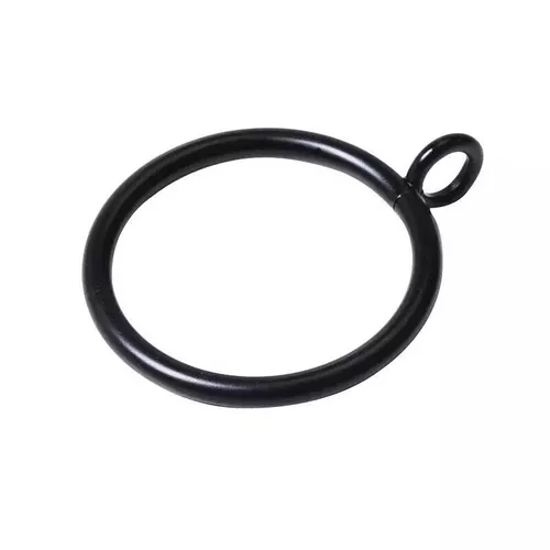 Черное занавесное крючковое кольцо римское римское стержне