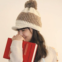 Демисезонная трикотажная шерстяная кепка подходит для мужчин и женщин, вязаная шапка, в корейском стиле