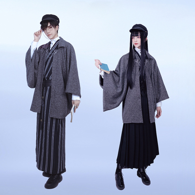 taobao agent Cangbaoer House Original Showa Dazheng Private students retro rough spinning Japanese style and wind -improved featron coat men and women