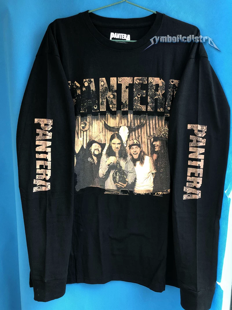 Английская версия Pantera -Bong Group официальная подлинная длинный рукав футболка C292