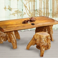 Новый китайский стиль корень резьба для кофейного столика чайный стол