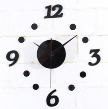 Креативные настенные часы DIY Простые цифровые часы Домашние декоративные часы Гостиная Кварцевые часы