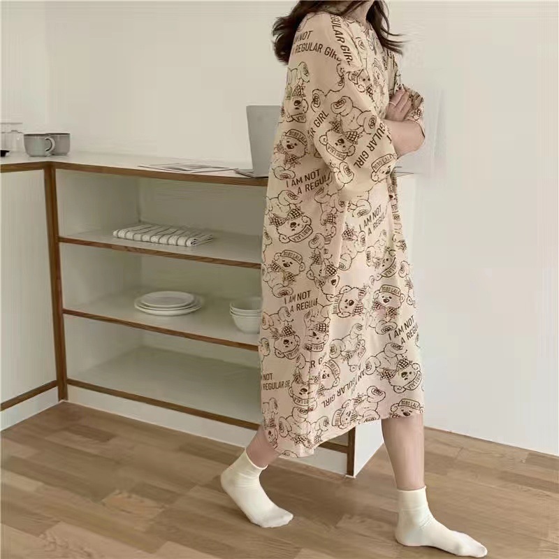 Tea bear skirt (thin, non-cotton)