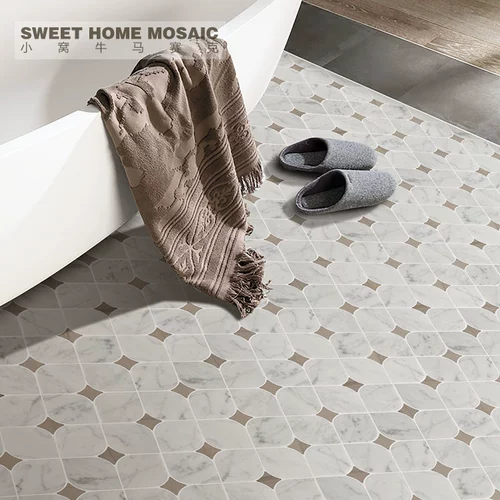 Простая роскошная каменная мозаичная мозаика цветочная фона стена натуральная мраморная кухня кухня кухня Антислопа плитка плитка