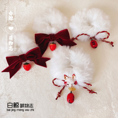 taobao agent Genuine design demi-season cute plush small bell, hair accessory, Lolita style