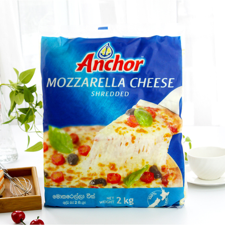 安佳马苏里拉碎条 干酪 披萨意大利面焗饭拉丝奶酪芝士碎 2kg