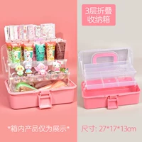 Три -слоя складывающегося ящика для хранения среднего номера