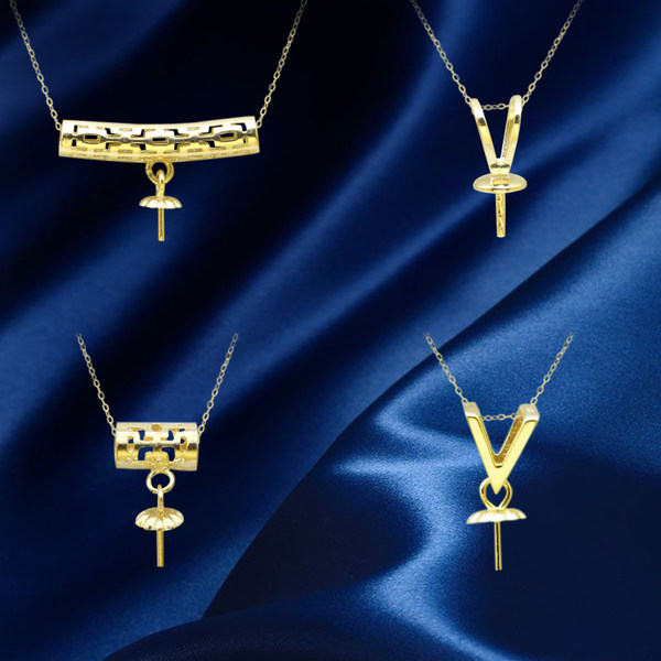 Подвеска из жемчуга, аксессуары, ожерелье ручной работы, G18, золото 18 карат, DIY