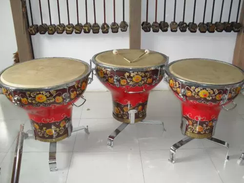 Фабрика Прямая продажа Сучжоу Дингин Барабан | Национальный барабан Дингиина | Церковный барабан Китай -барабан | Павильон | Цветочный барабан