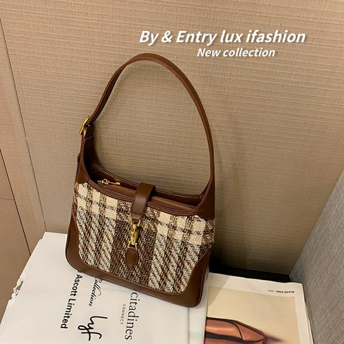 Демисезонная дизайнерская сумка через плечо, сумка на одно плечо, Гонконг, коллекция 2023, французский стиль, изысканный стиль