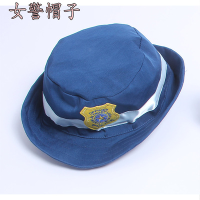taobao agent Children's Anime Cosplay Crazy Animal City Rabbit Judy Special Hat Girl Police Hat