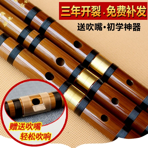 Профессионал флейты Хенгси для взрослых младших исследований Zero Basic Basic из шести лет детей Flute f Little G Маленькая мох бамбуковая флейта