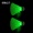 Светящийся нейлоновый шар 2 только (зеленый) с более длительным сроком службы